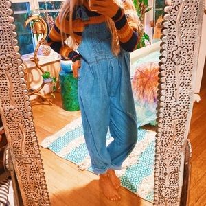 Picolina Babydoll Overalls Light Wash Full Length✨